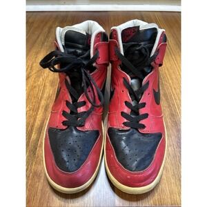 NIKE DUNK HIGH VARSITY RED BLACK (2004) SIZE 10.5 309432-601 VINTAGE RARE NO BOX